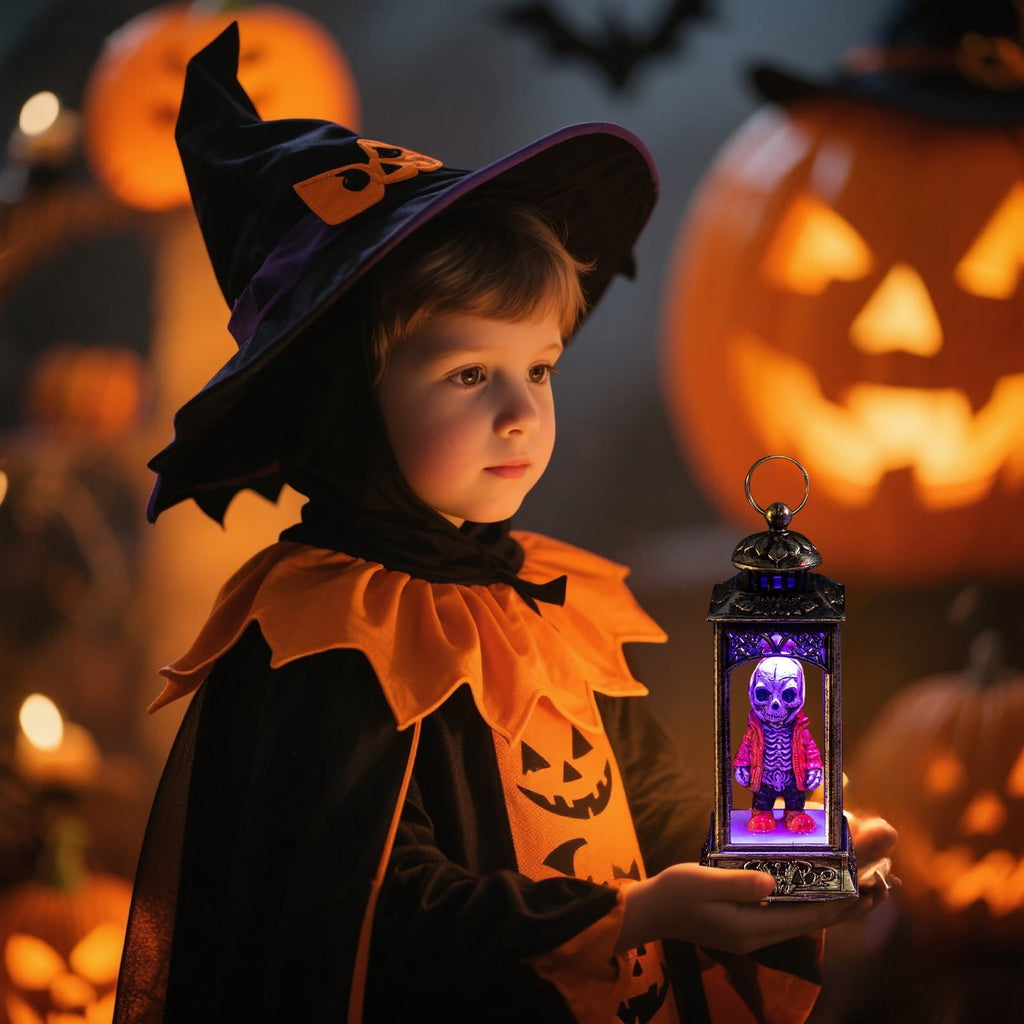 Halloween LED Skeleton Battery Operated Flameless Candle Light For Party Bar & Room Decorations