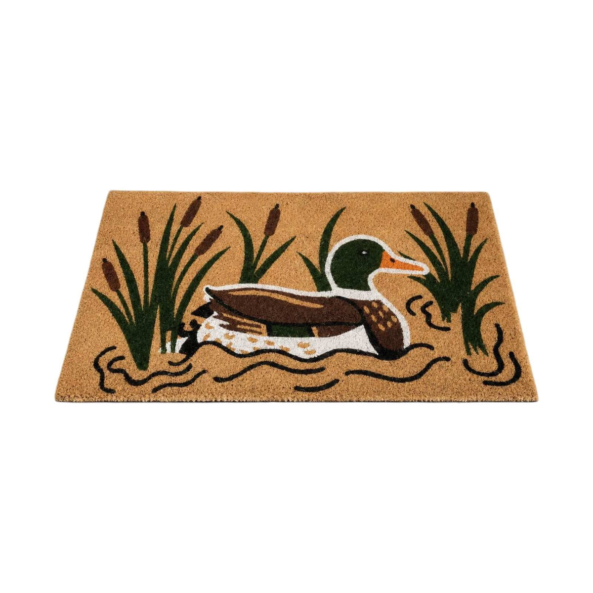 Clearance Halloween Multicolor Scallop Boo Outdoor Coir Doormat, 48" x 30" Large Halloween Bath Rug, Halloween Decoration Outdoor Indoor, Gift for Women Men