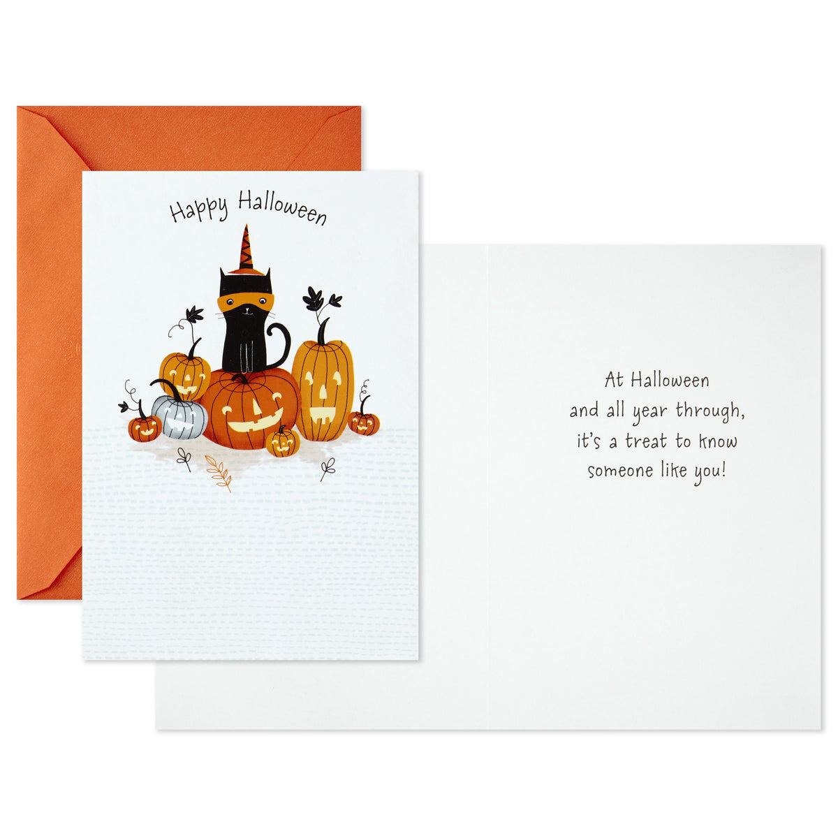 Hallmark Assorted Halloween Cards (Nostalgic Critters), 8 Count