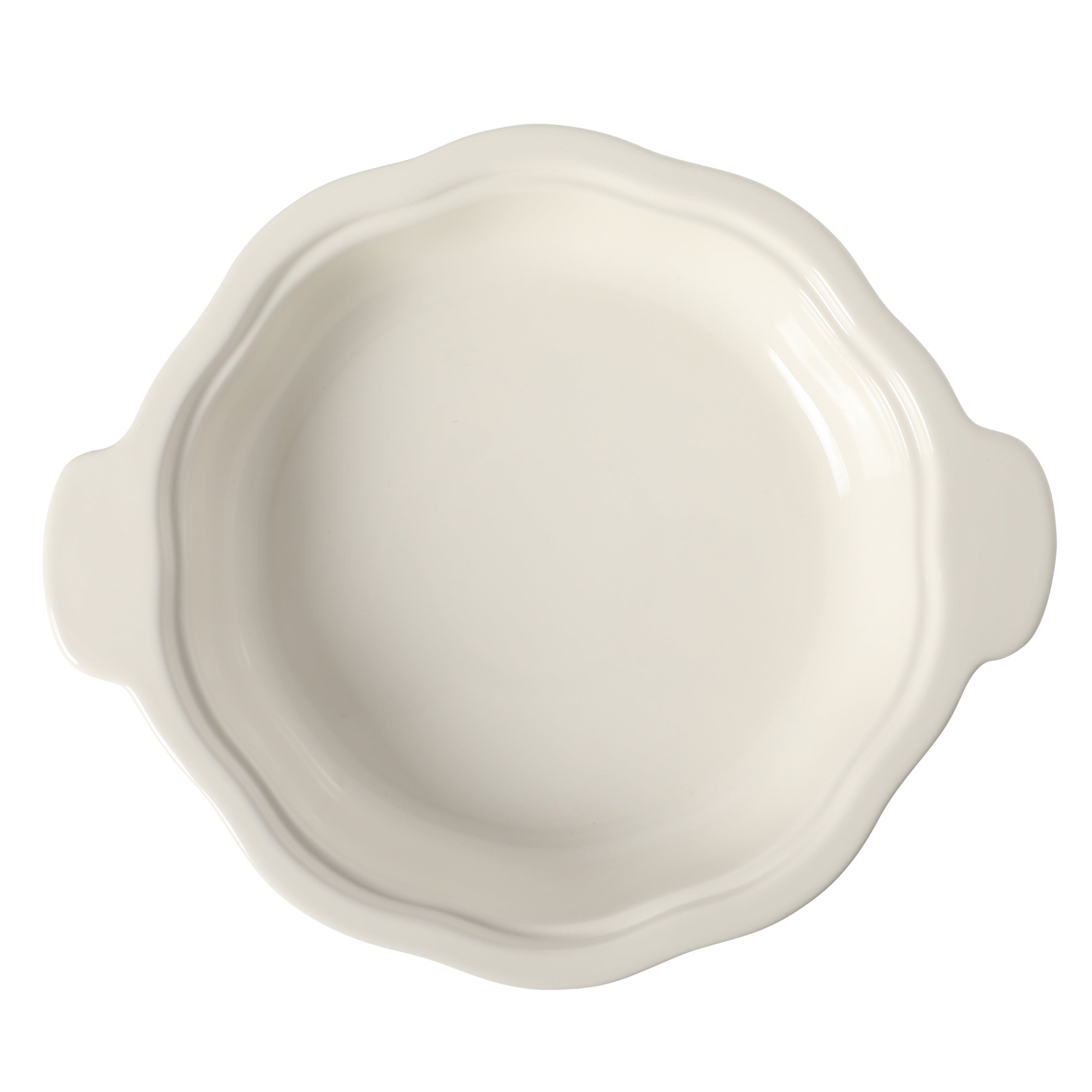 The Pioneer Woman Pumpkin Stoneware 10" Pie Dish with Lid, Linen