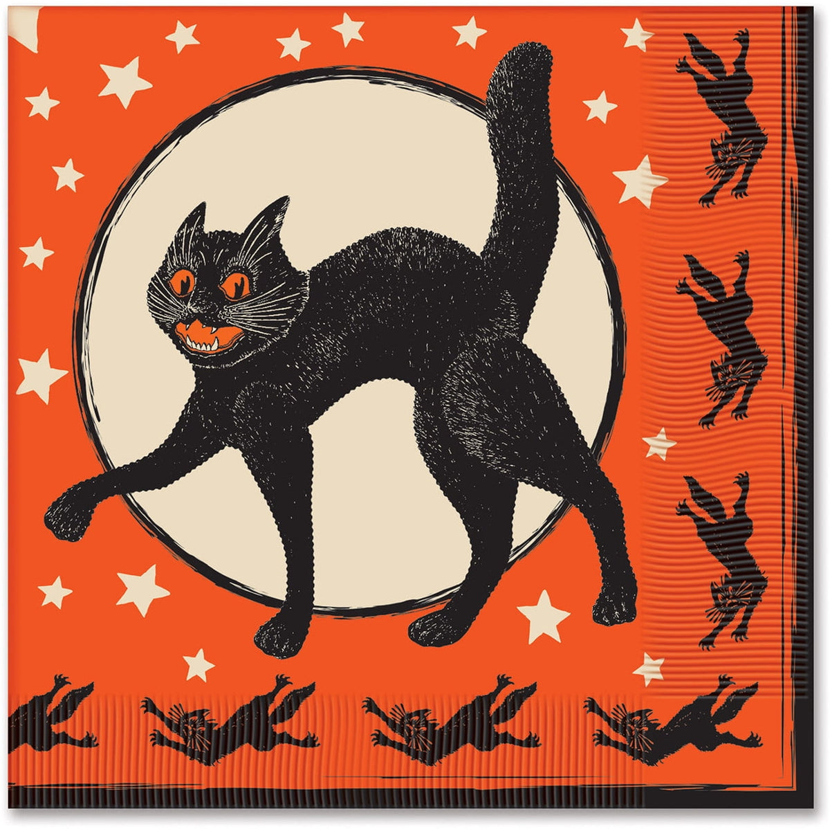 Beistle 6 1/2" x 6 1/2" Halloween Luncheon Napkins; Orange 32/Pack 08102
