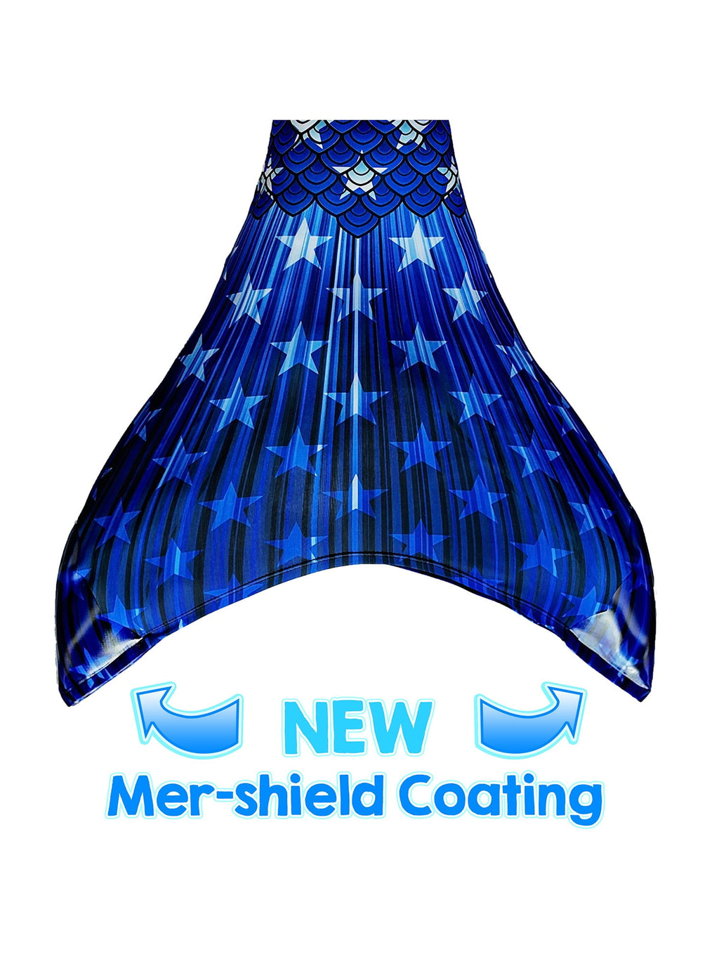 Sun Tail Mermaid Blue Lagoon Tail Skin, Size Child Extra Large (Monofin Not included) for Girls