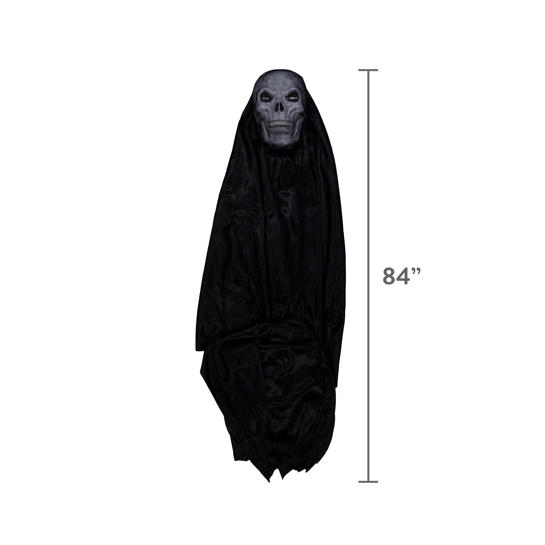 Floating Reaper Outdoor Decoration, Black and Gray, 7', Halloween by Way To Celebrate