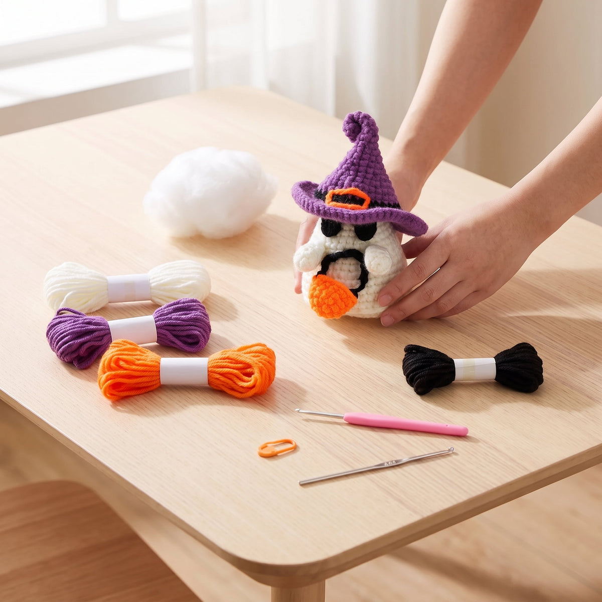 Ghost Crochet Kit, Multicolor, Halloween by Way To Celebrate