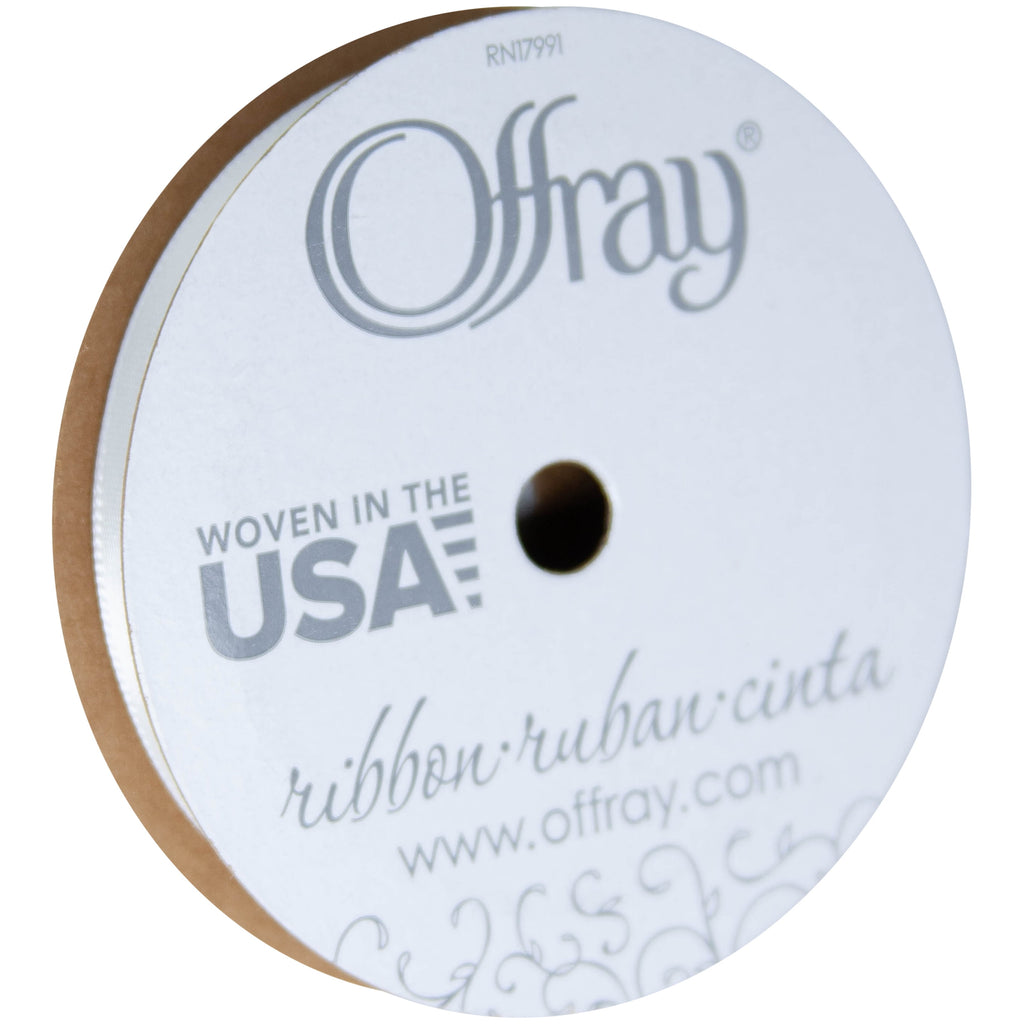 Offray Ribbon, Red Wine 3/8 inch Single Face Satin Polyester Ribbon, 18 feet