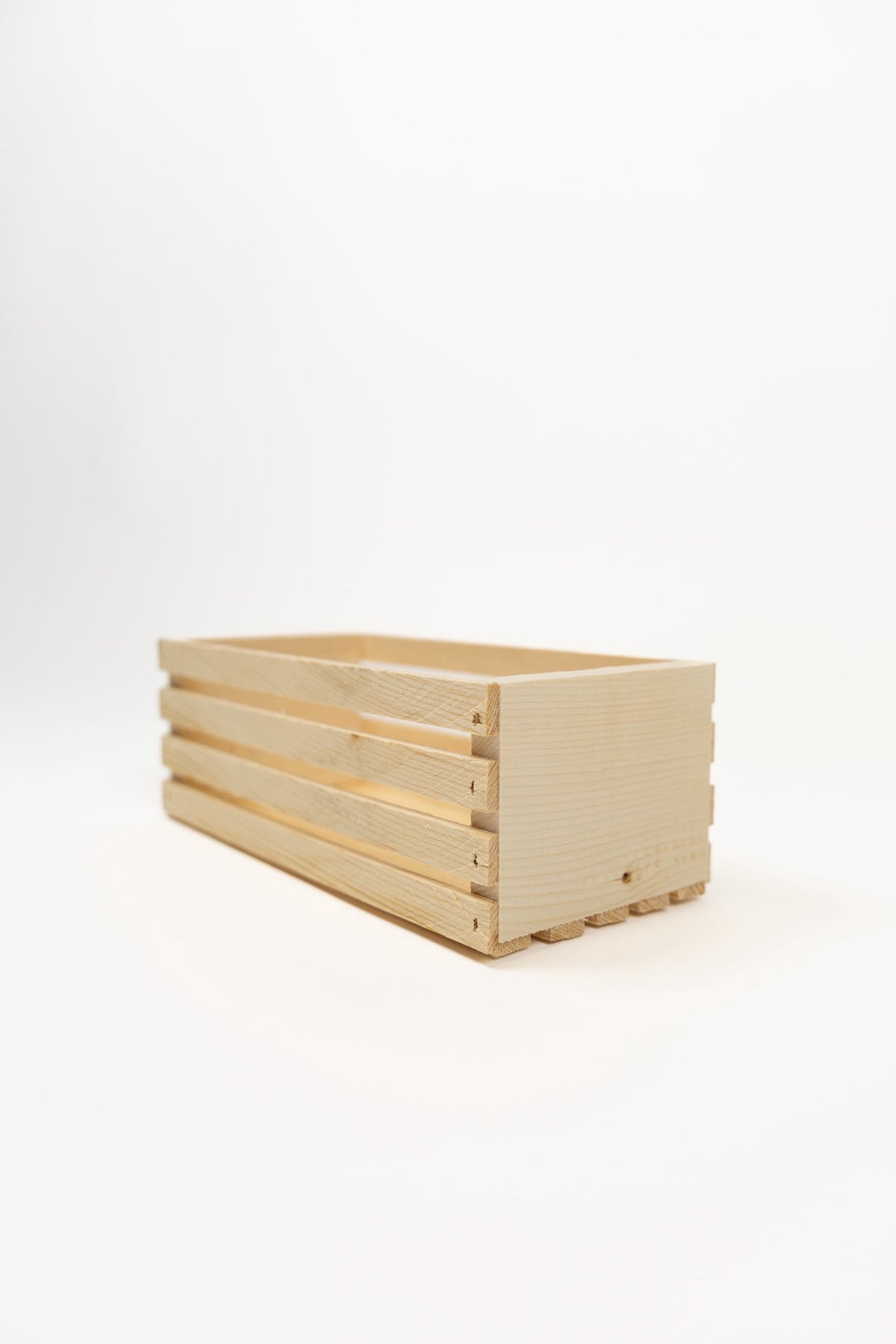 Hello Hobby Unfinished Wood Crate, 12 in x 5.5 in x 4 in