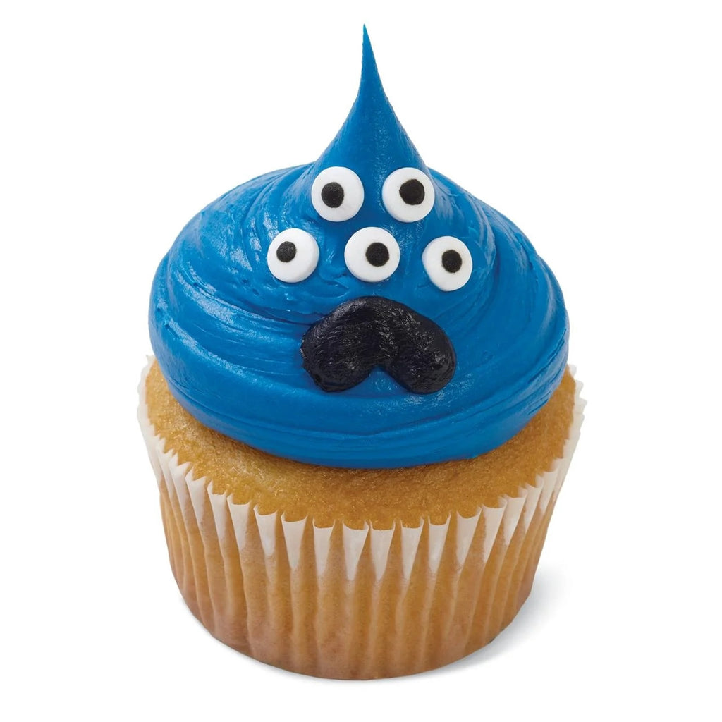 Wilton Edible Candy Eyeball Sprinkles Halloween Googly Eyes Black & White 2.75 oz.