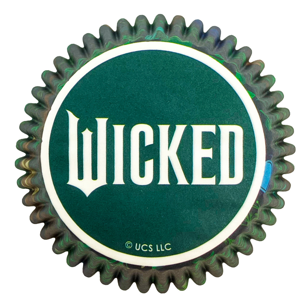 Wicked Elphaba Cupcake Liners, Green, 24 Count
