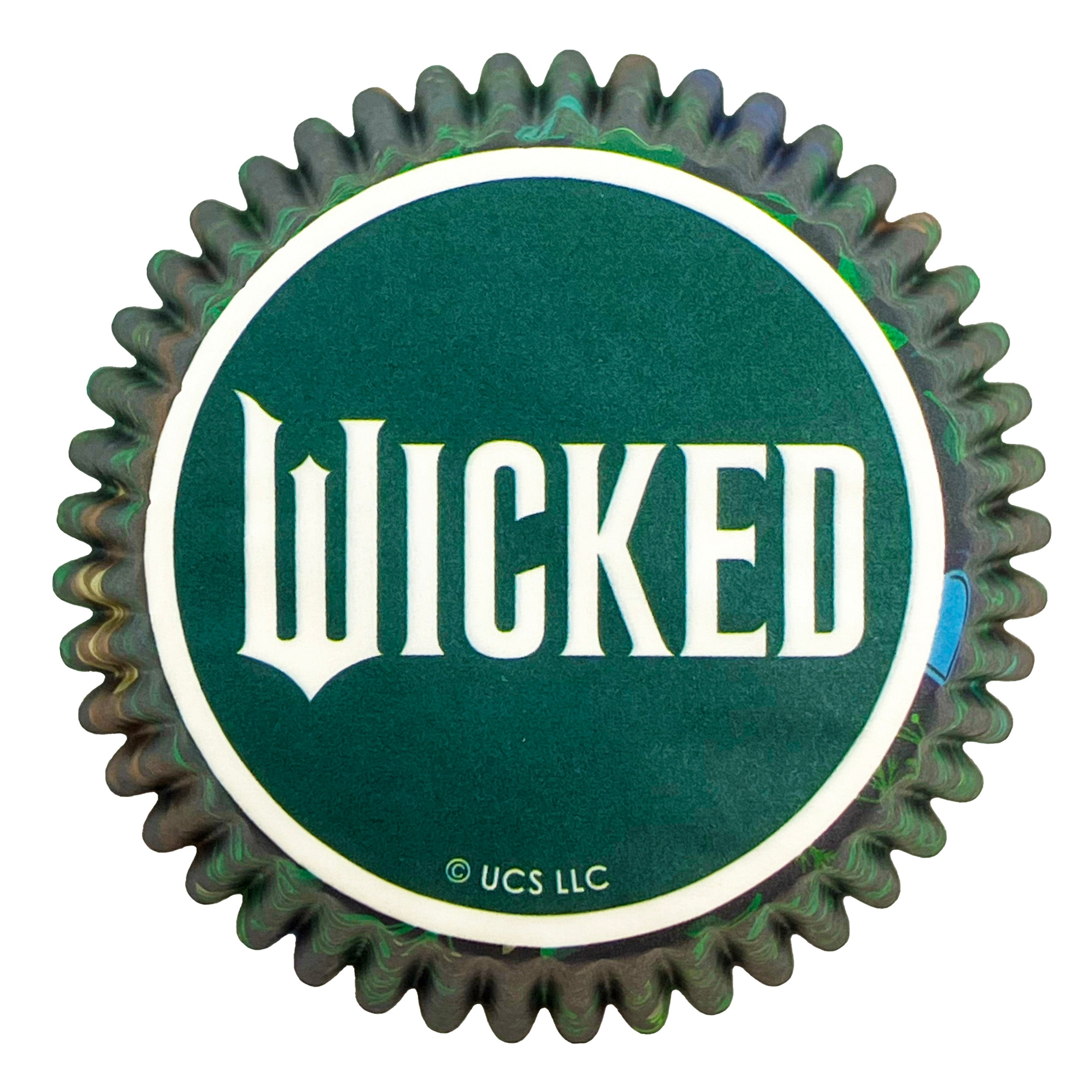 Wicked Elphaba Cupcake Liners, Green, 24 Count