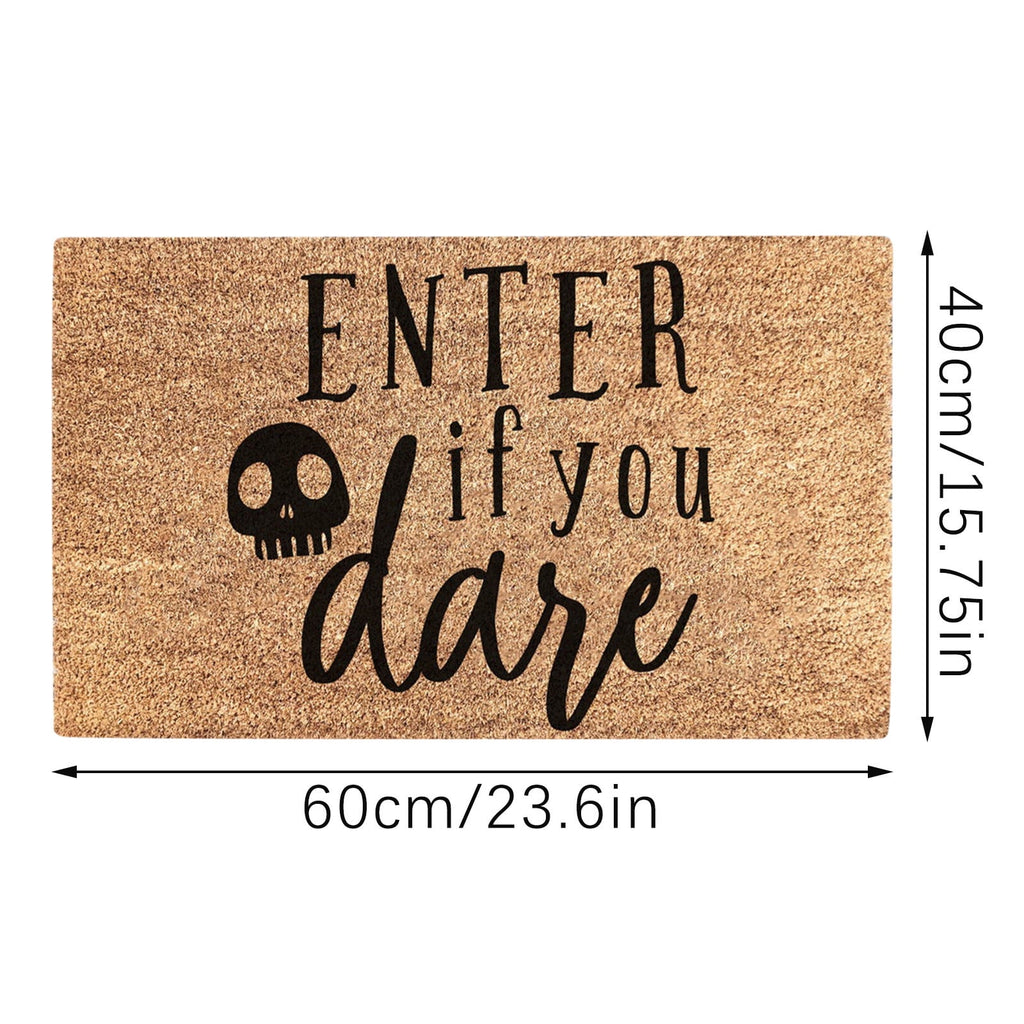 JLFNYA Halloween Rug,15.7*24inch Checkered Rug,Rug Halloween Fall Door Mat Cotton Washable Area Rugs Door Mat Outdoor Entrance for Front Porch Entryway Fall Farmhouse