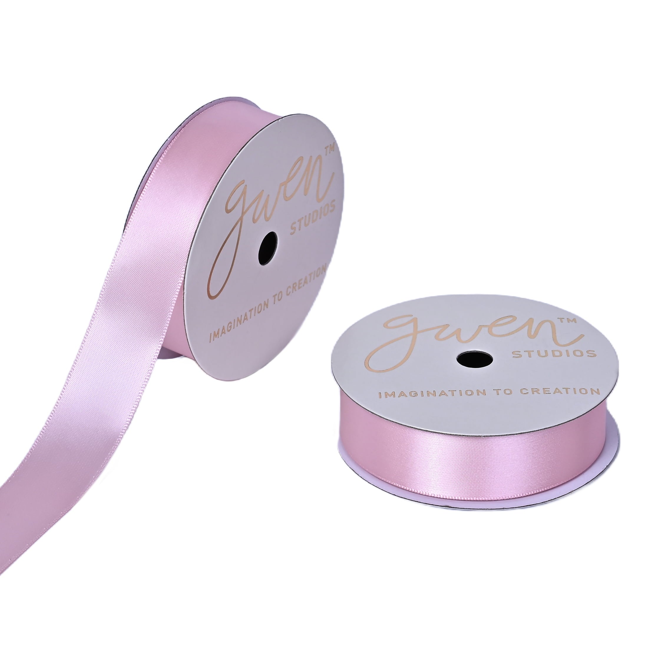 Hello Hobby 7/8" Light Pink Satin Ribbon, 6 Yards