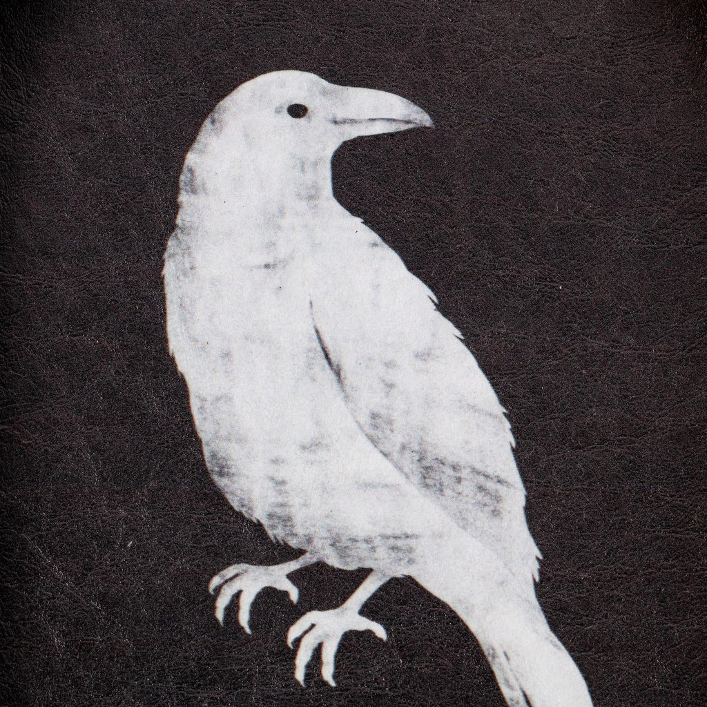 My Texas House B&W Crow Halloween Art 8x10 Antique Gold Arch MDF Framed Antique Paper