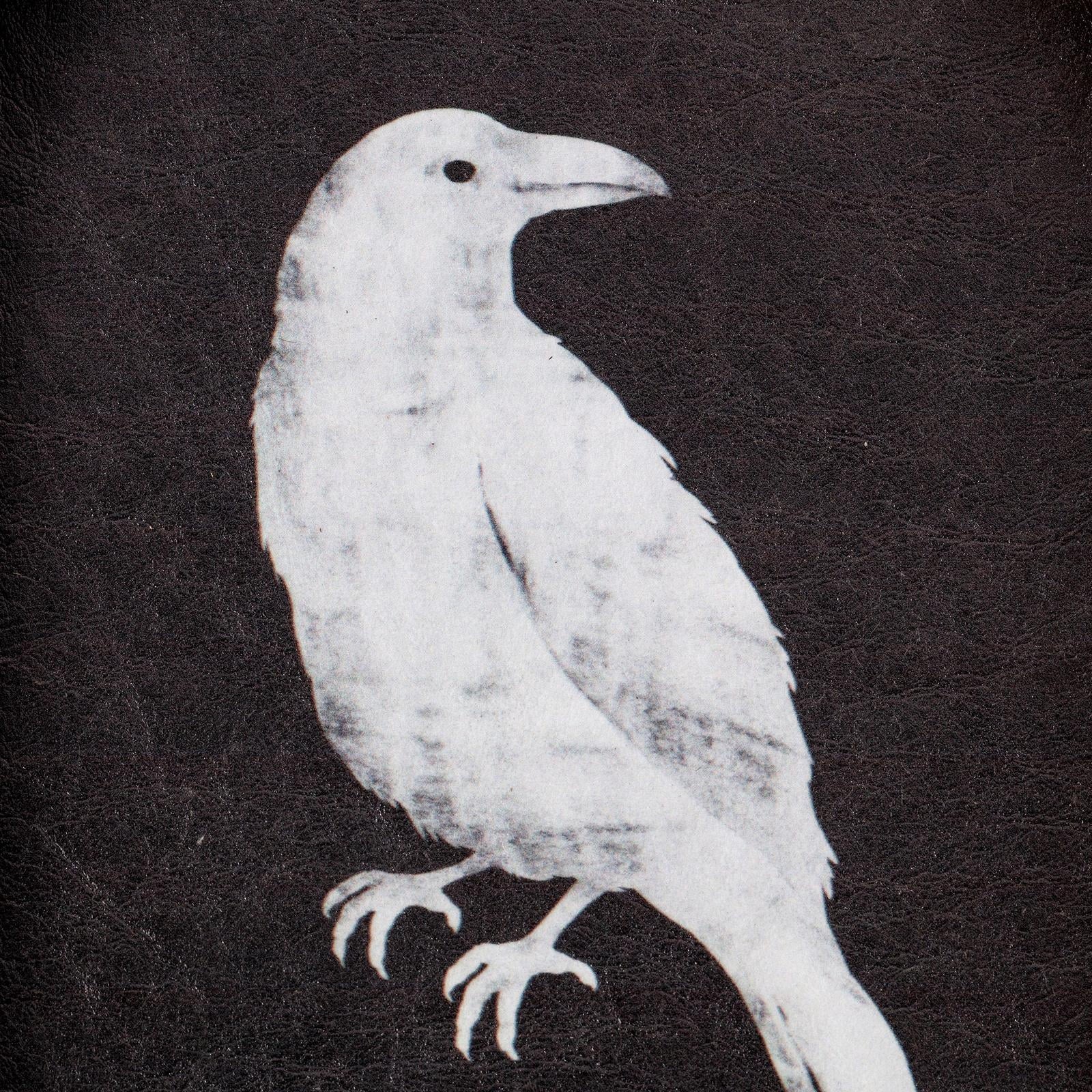 My Texas House B&W Crow Halloween Art 8x10 Antique Gold Arch MDF Framed Antique Paper