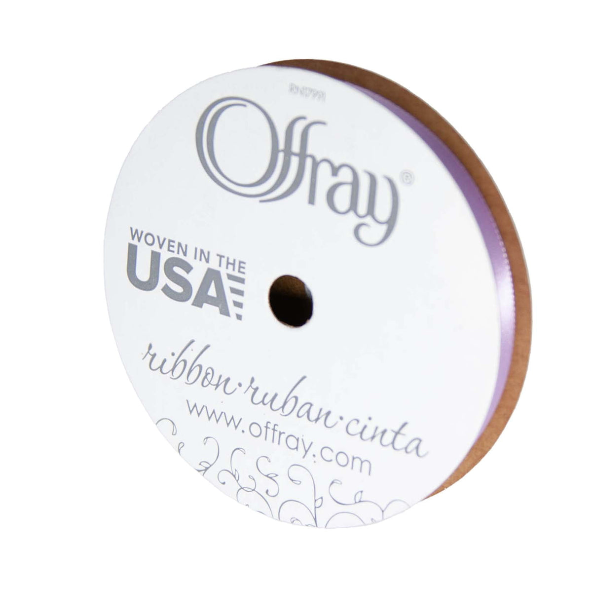 Offray Ribbon, Red Wine 3/8 inch Single Face Satin Polyester Ribbon, 18 feet