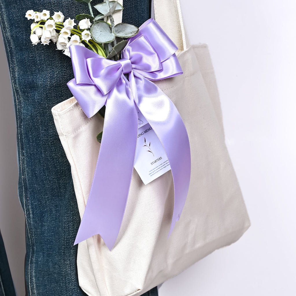 Gwen Studios 1.5" Purple Satin Ribbon, 7 yards