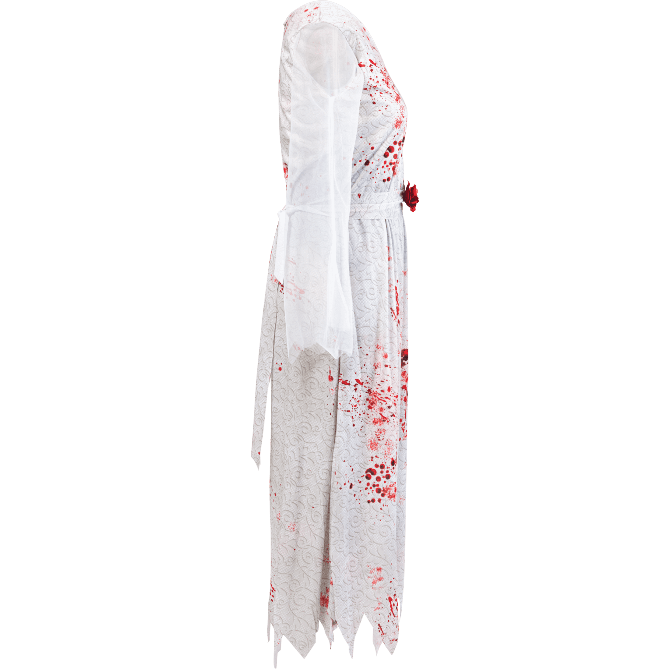 Ghost Bride Halloween Costume for Adults, Women's Size L (12/14), by Way to Celebrate