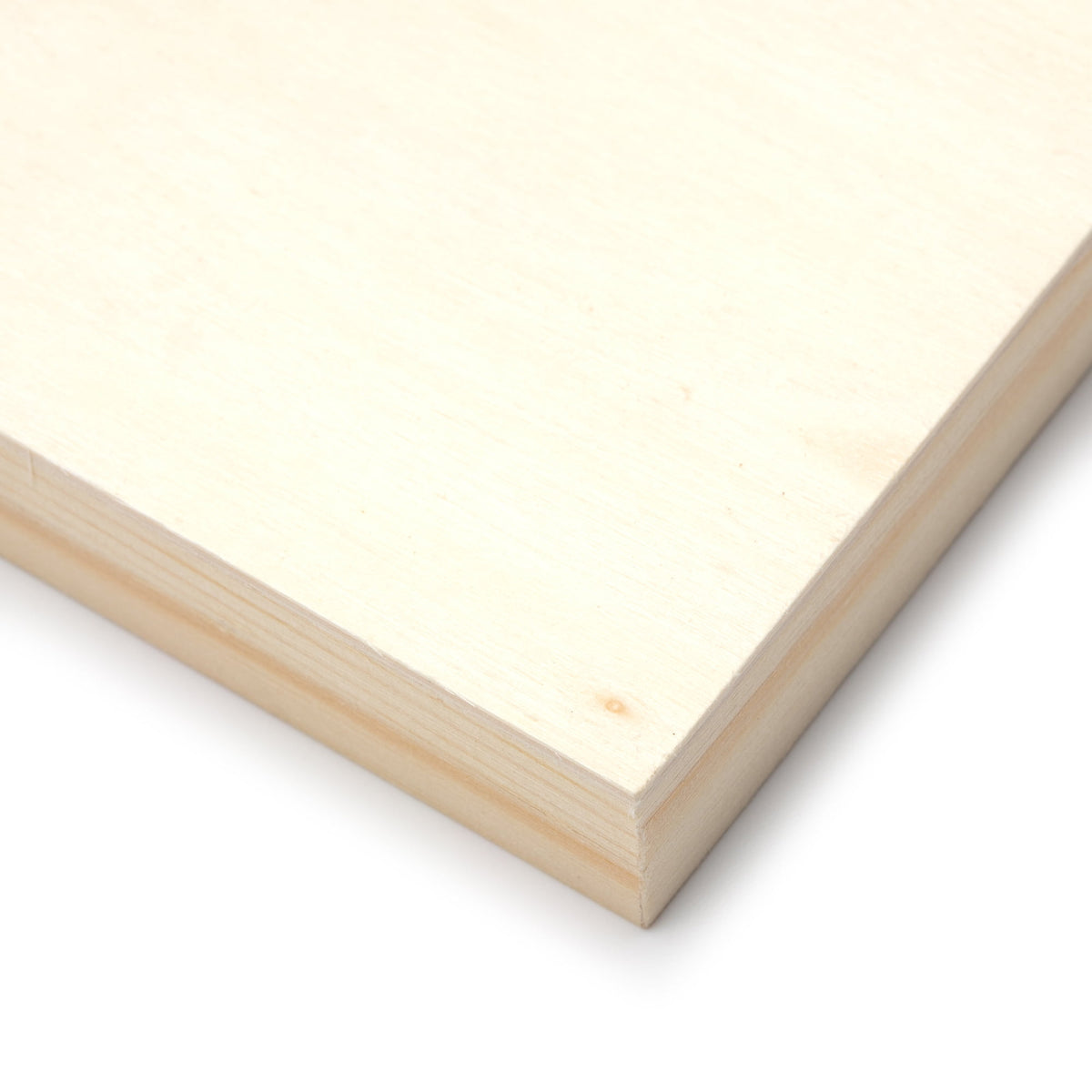 Hello Hobby Rustic Unfinished Rectangle Natural Wood Canvas, 6 in x 8 in x .75 in, 1 Piece
