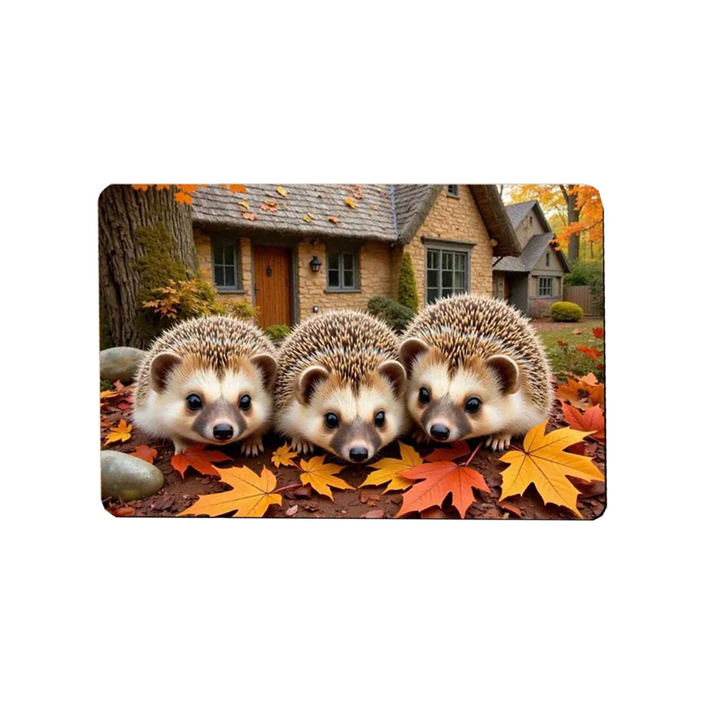 Autumn Door Mat for Entryway, 16x24 Inch, Fall-Themed Floor Doormat for Home Decor, Non-Slip Rug Mat for Living Room, Kitchen, Bedroom, Gifts for Fall Lovers (E)