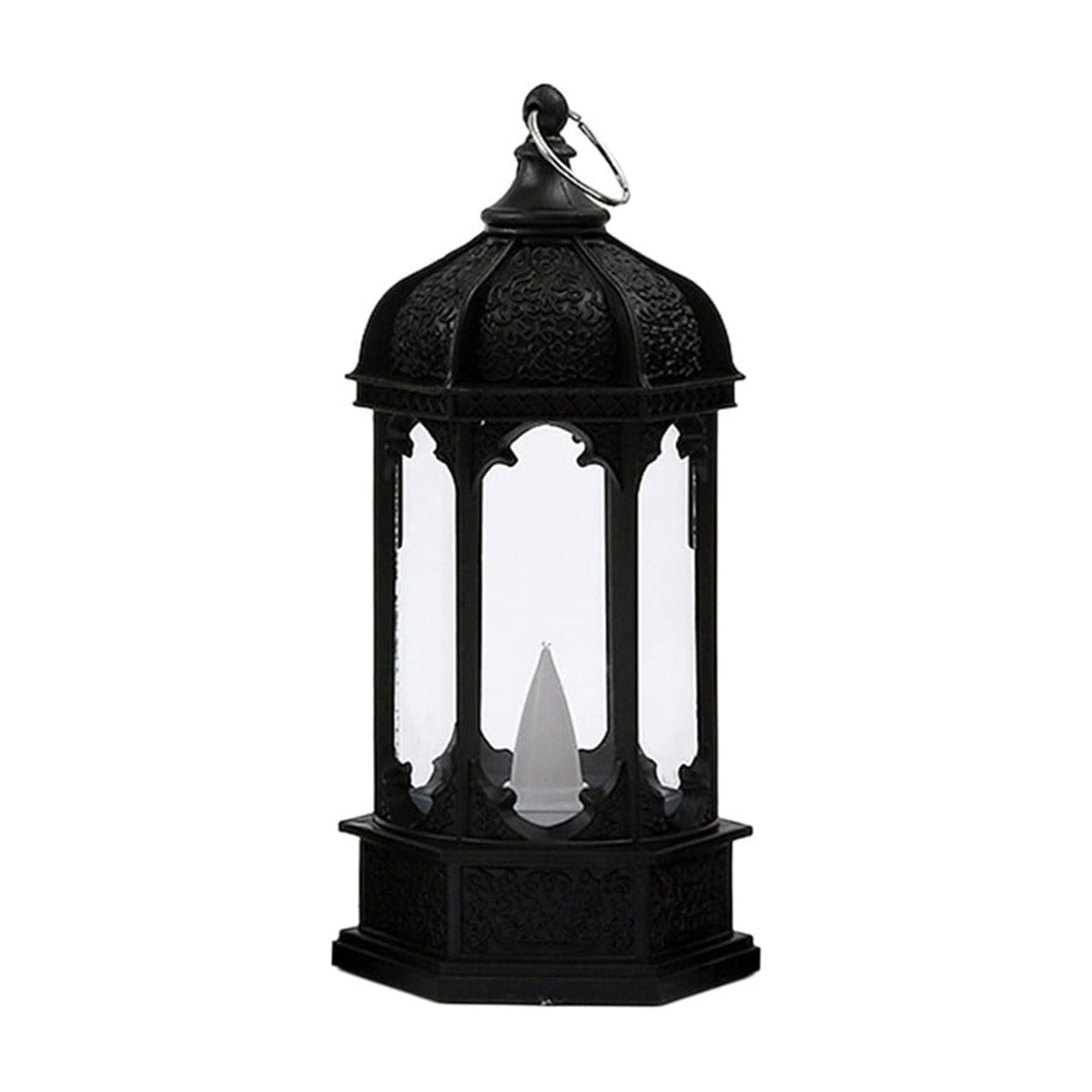 Djiypn Mini Lanterns 2Pack LED Small Lanterns Decorative Indoor Outdoor Hanging Lantern Decorative Candle Light Farmhouse Decor for Weddings Western Camping Party Halloween Christmas Decorations