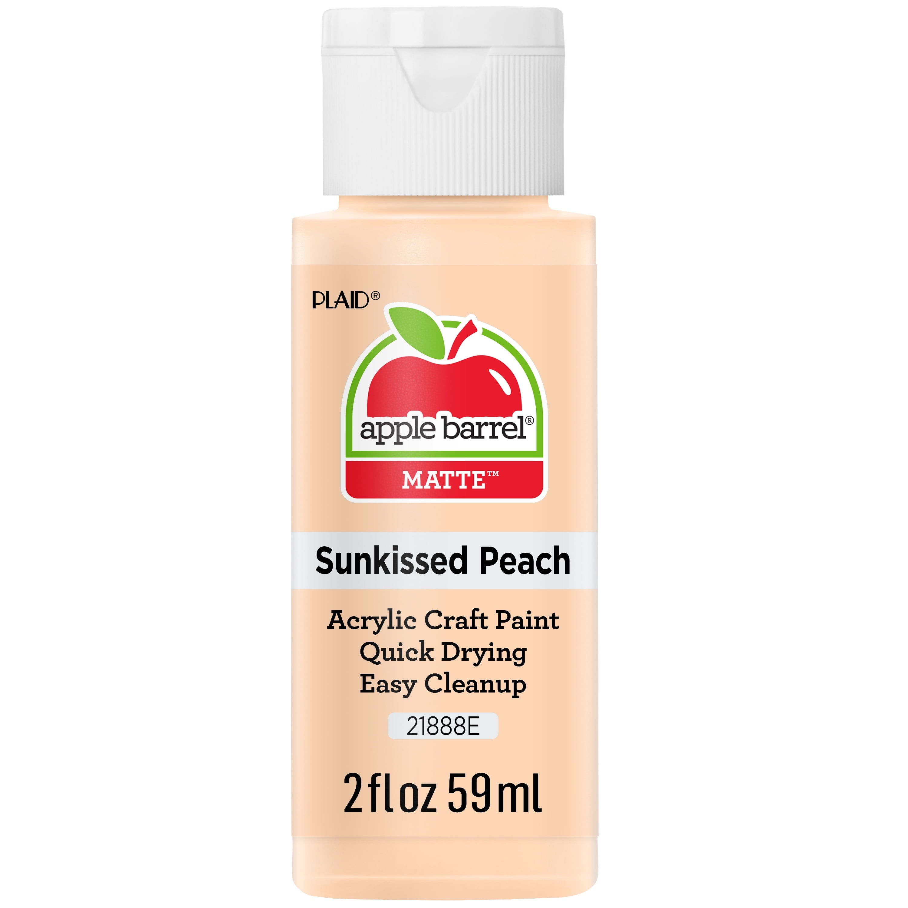 Apple Barrel Acrylic Craft Paint, Matte Finish, Pumpkin Orange, 2 fl oz