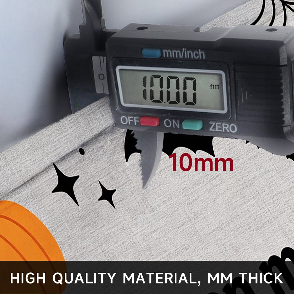 YIMEIS Halloween Pumpkin Lanterns 3Pcs Flannel Mat and Kitchen Rugs Set,Soft Non-slip,Perfect for Home Bathroom
