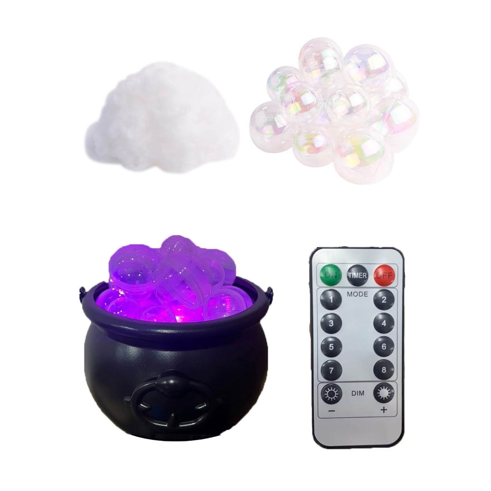 Muecwrye Halloween Decorations Outdoor, Halloween Clearance! Halloween Witches Cauldron on Tripod with Lights, DIY Bubbling Cauldron Set Decor for Home Porch Outside, Halloween Party Supplies
