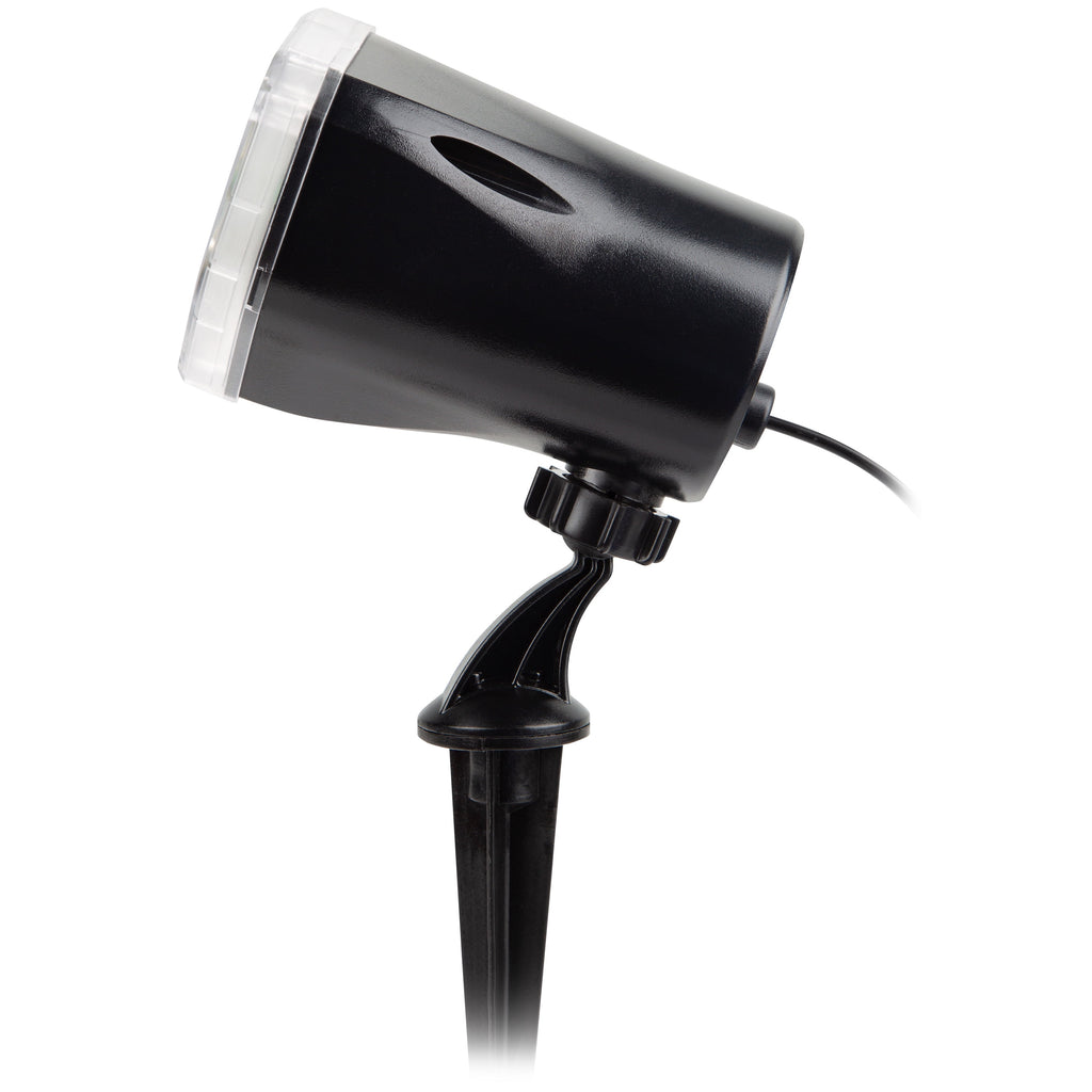 Halloween Whirl-a-Motion Ghost LED Projector Lights by Lightshow Brand Outdoor Décor, 11.5 in