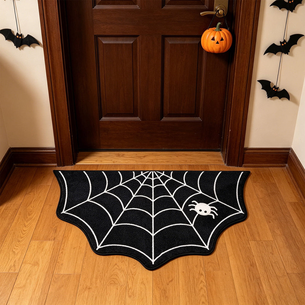 Tuvgenk Halloween Welcome Mats for Front Door indoor Outdoor Halloween Nonslip Entryway Rugs Heavy Duty Washable Gothic Funny Doormats for inside Entry