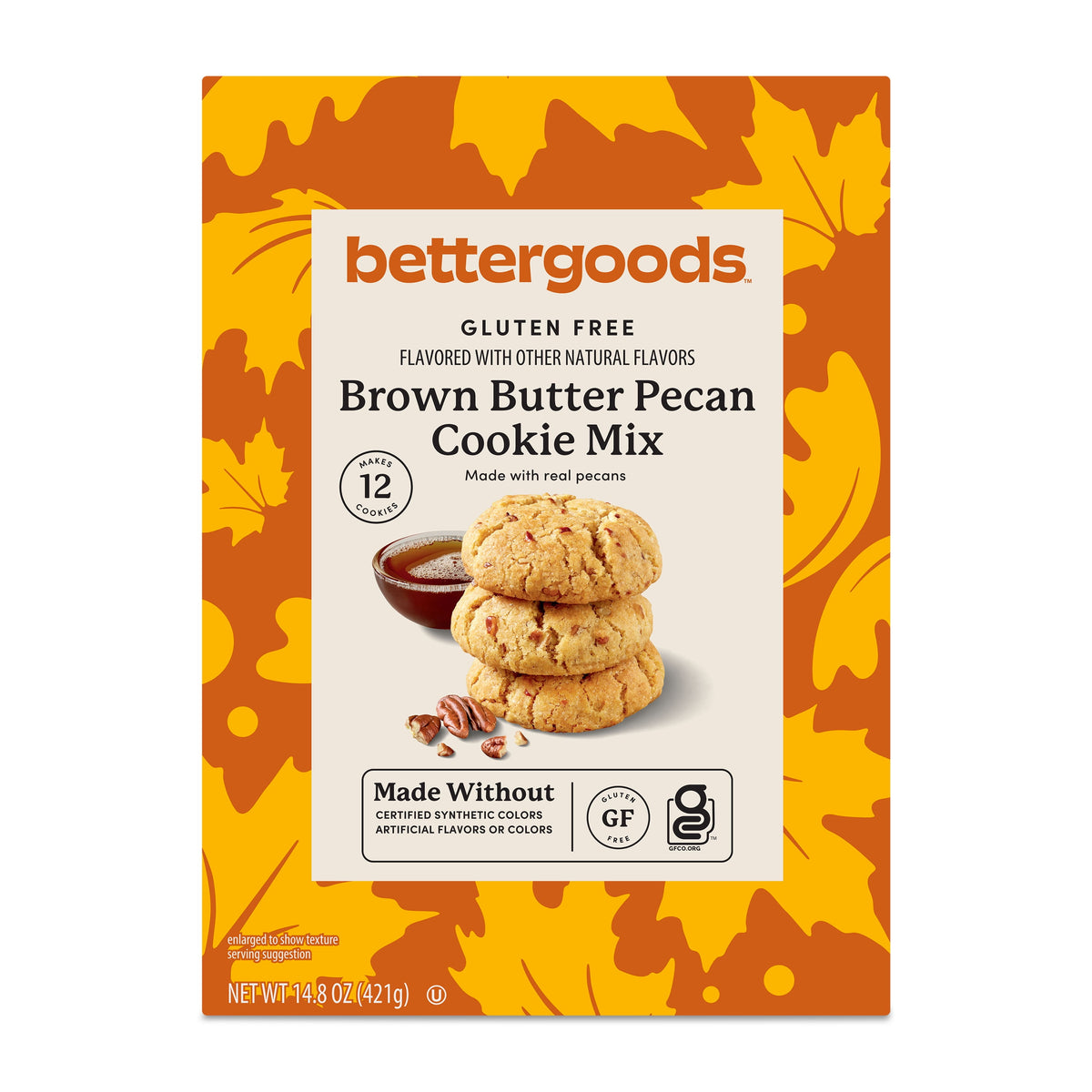 bettergoods Gluten Free Brown Butter Pecan Cookie Mix, 14.8 oz