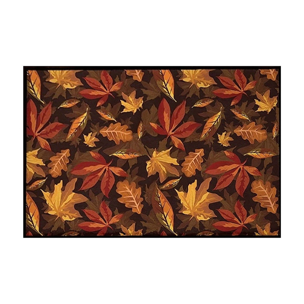 Autumn Door Mat for Entryway, 16x24 Inch, Fall-Themed Floor Doormat for Home Decor, Non-Slip Rug Mat for Living Room, Kitchen, Bedroom, Gifts for Fall Lovers (E)