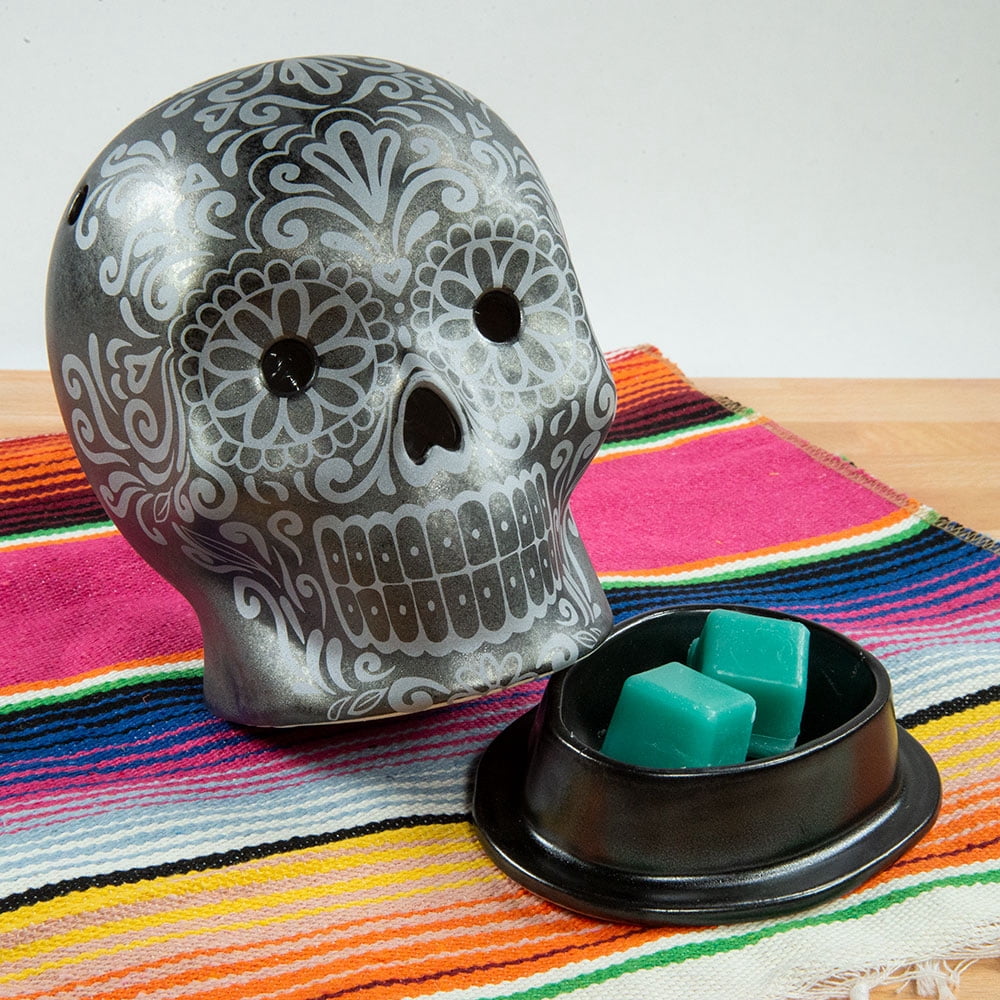 Scentsationals Wax Melt Warmer, Wax Warmer for Scented Wax Melts - Day of The Dead Collection Vistoso - Candle Wax Melter for Fragrance Cubes and Tarts
