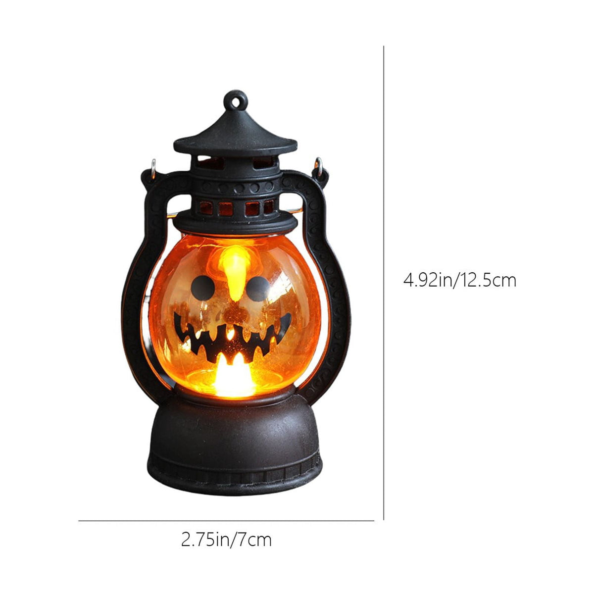 halloween decor Retro decorative battery light, flameless LED candle light, Halloween retro light, handheld Halloween light