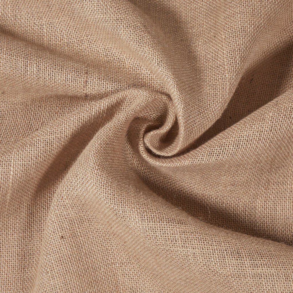 (2 pack) Love, Laugh, Craft Natural Burlap Precut Fabric, 46"W x 2-Yards, Brown