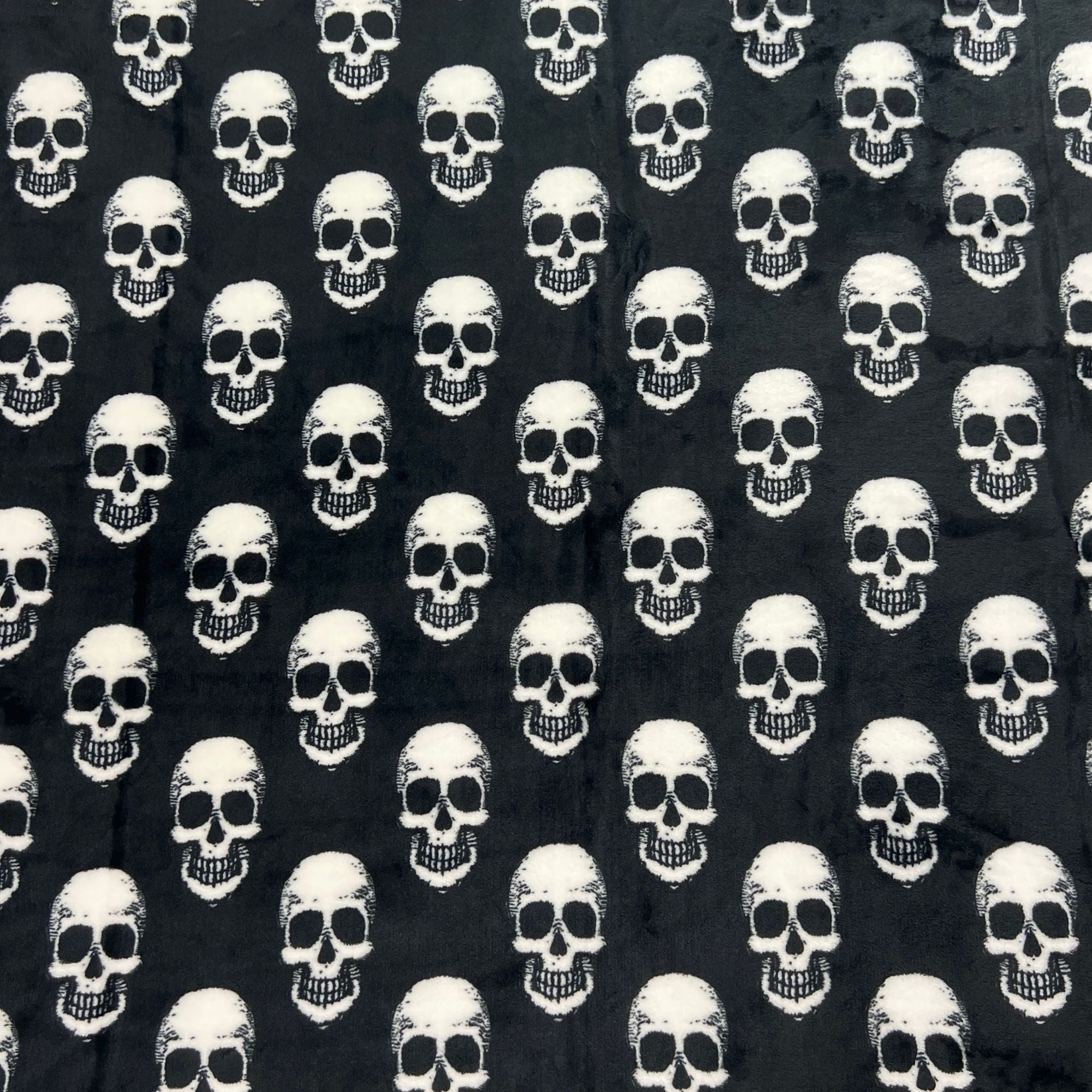 Serafina Home Halloween Throw Blanket: Fuzzy Boo! Jack O'Lantern Spider Webs Skull and Black Cats Print on Velvet Fleece for Sofa Bed Couch Chair Dorm