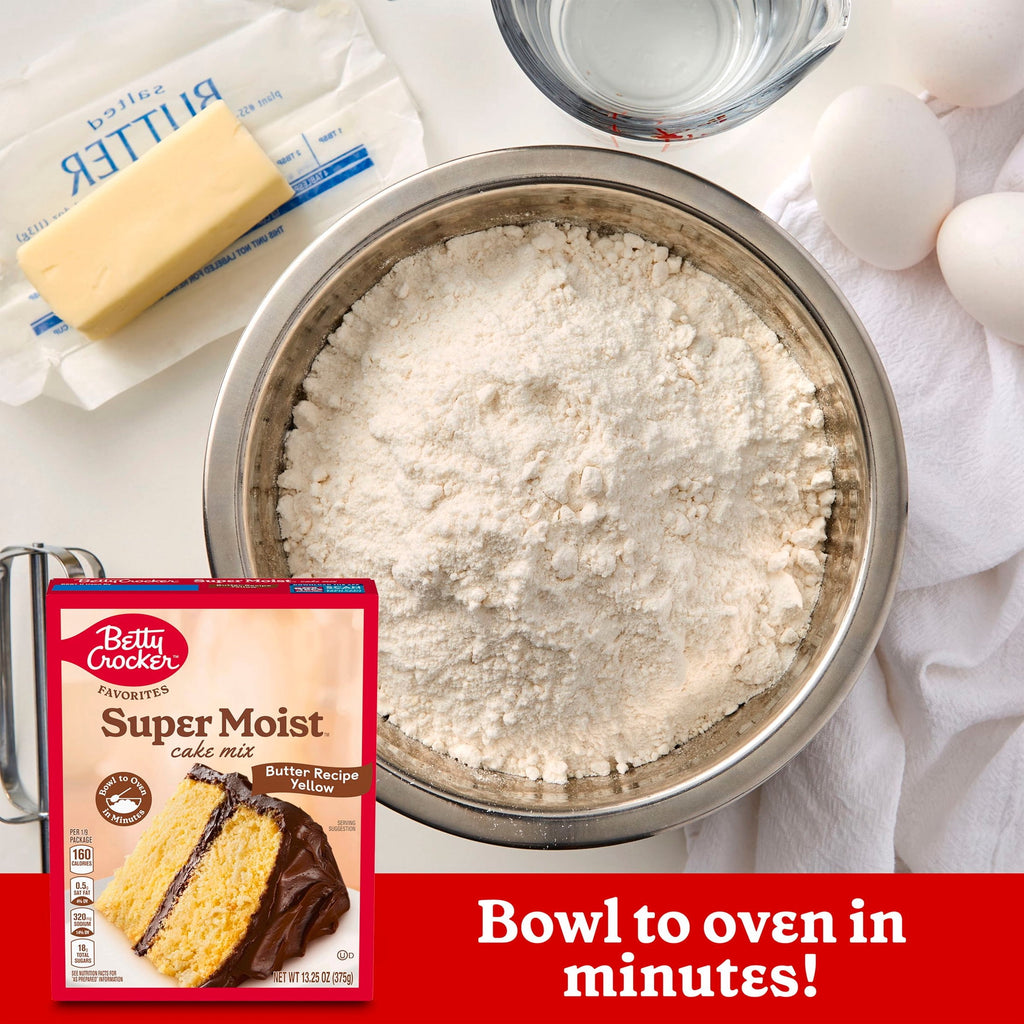 Betty Crocker Favorites Super Moist Yellow Cake Mix, 13.25 oz