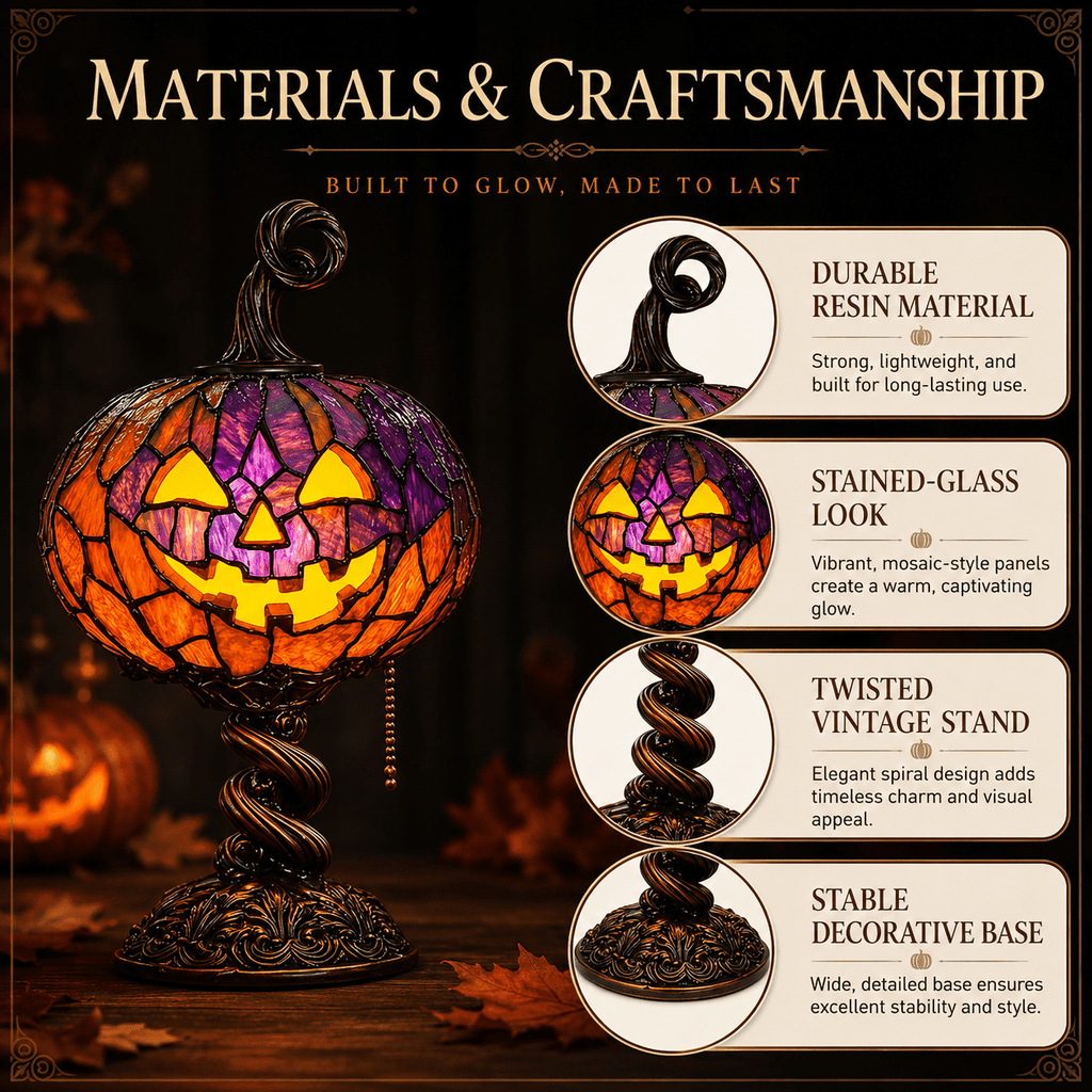 Diceymbol Halloween Decorations and Fall Decor, Halloween Venue Decoration Ghost Props LED Illuminated Ghost Decorations for Tabletop, Mantel, Shelf Indoor Outdoor 9.05 inch