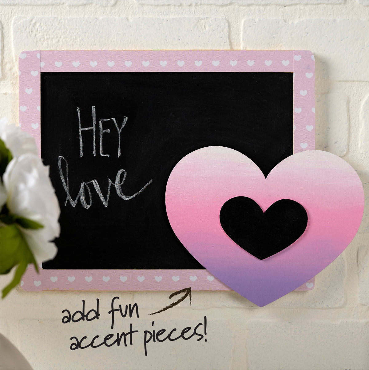 (2 pack) Plaid Surfaces Layered Wood Shape, Heart
