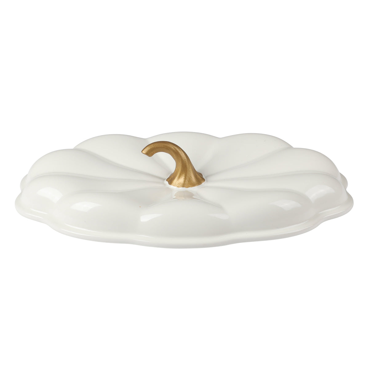 The Pioneer Woman 3-Quart Oval Pumpkin Stoneware Baker with Lid, Linen