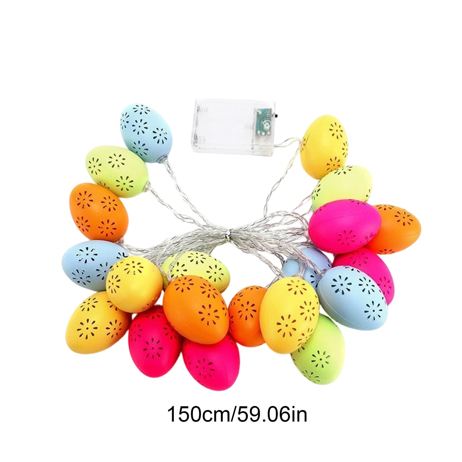 Gqtwoy Easter Egg String Lights, Multicolor Festive Mood Lights, Decorative LED Night Light, Portable Holiday Decorations, Perfect for Parties and Celebrations