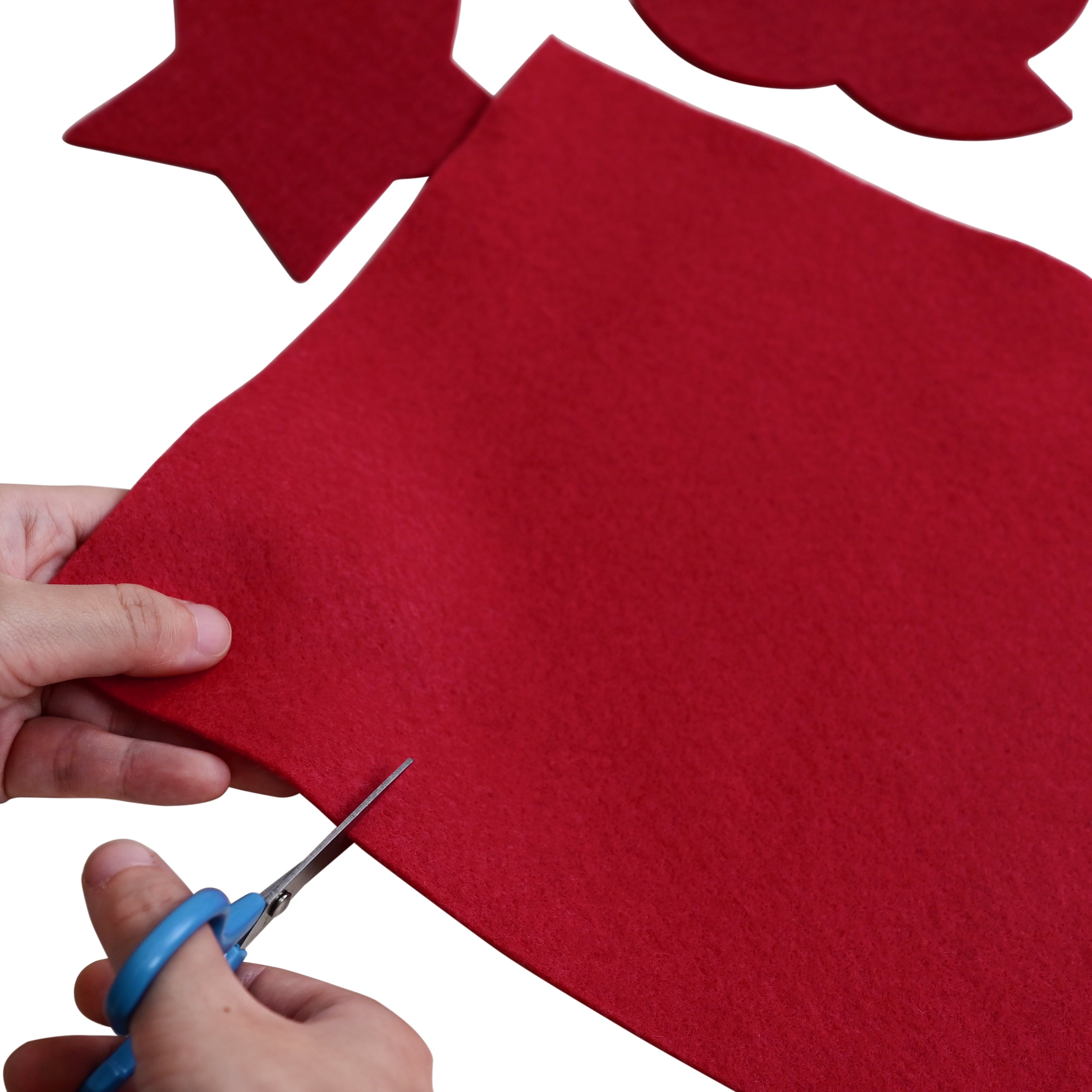 Hello Hobby Red Felt Sheet, 9" x 12"
