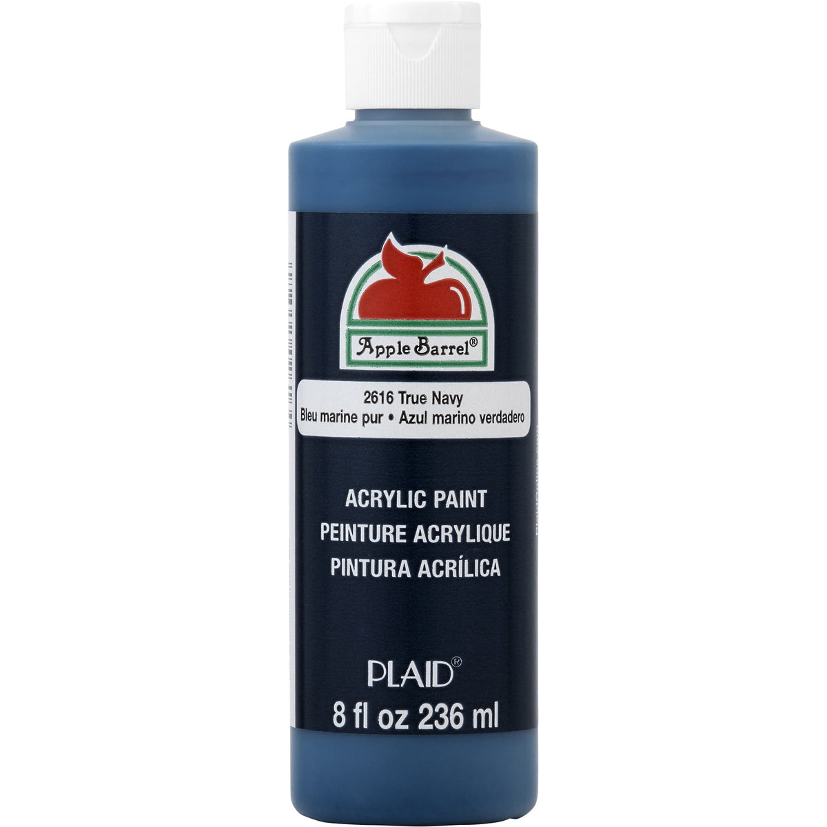 Apple Barrel Acrylic Craft Paint, Matte Finish, White, 8 fl oz