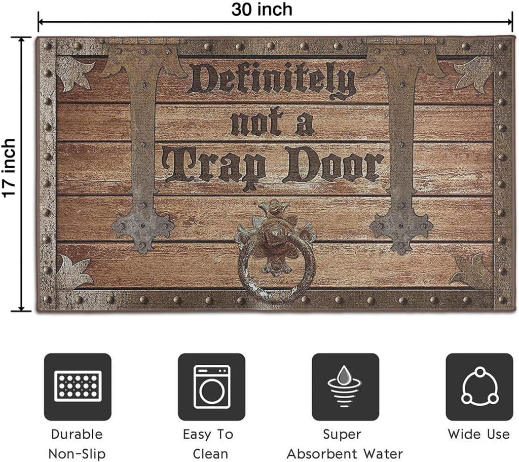 Bear Rugs Tribal Doormat Non-Slip Absorbent Resist Dirt Front Door Mat Machine Washable Welcome Mats Outdoor Inside Floor Rugs for Entryway 30" X 17"…