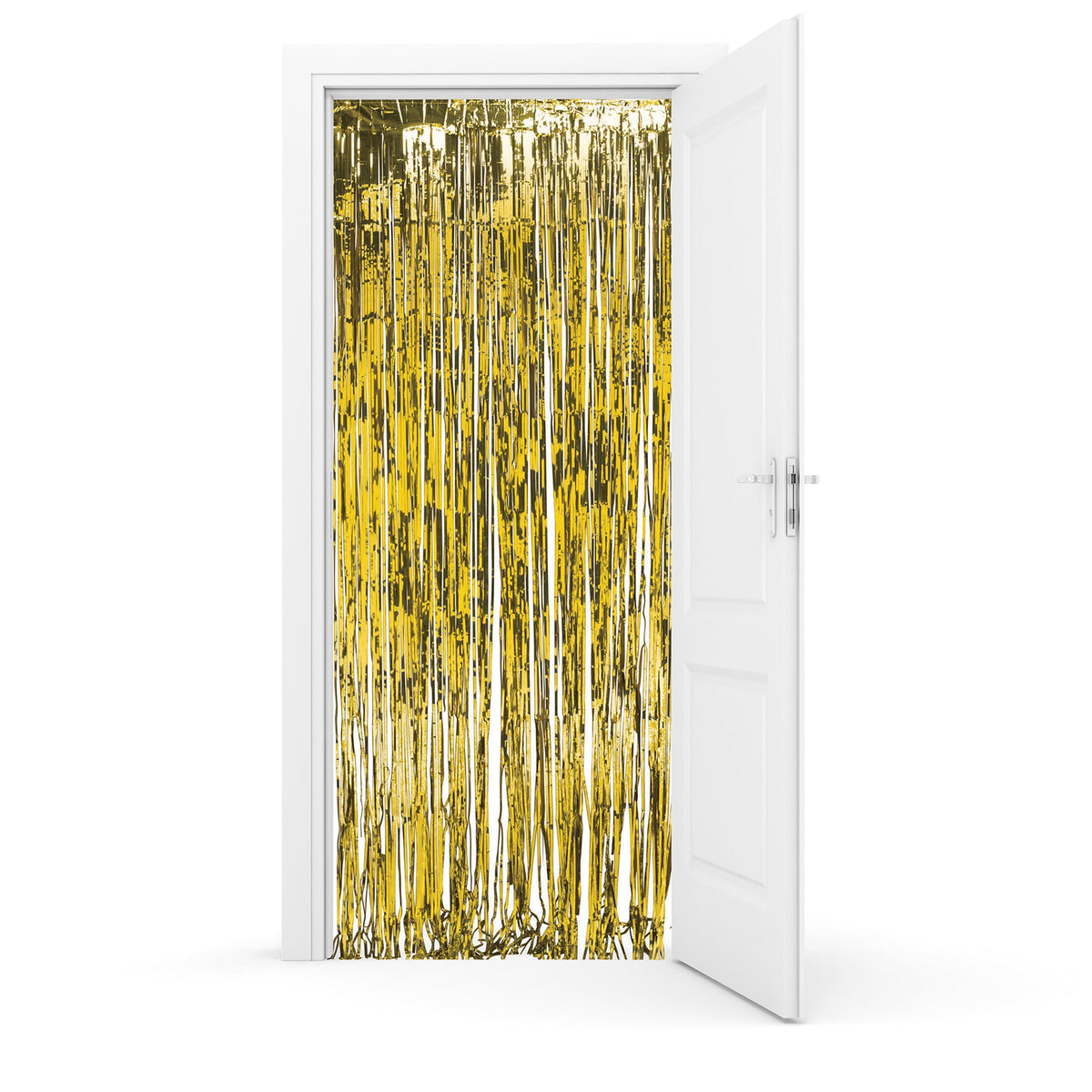 Gold Foil Door Curtain, 8' x 3', Party Banners, by Way To Celebrate
