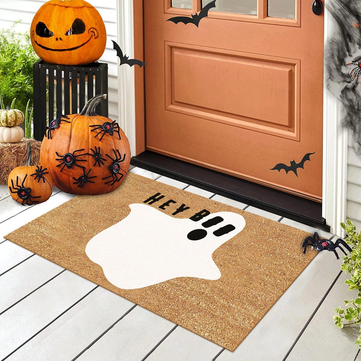 Yeetfub Warehouse Clearance 16x24IN Halloween Door Mat Pumpkin Funny Doormat All-Season Outdoor Indoor Doormat for Home Entrance Floor Outdoor Indoor Doormat for Outside Back Patio Floor Entry