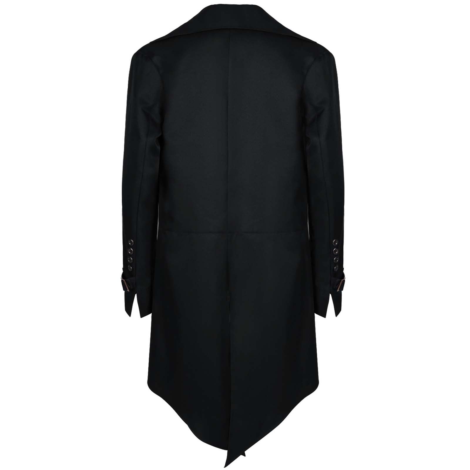 Men Clearance LYXSSBYX Mens Jackets Fall Fashion Halloween Men's Costume Men's Mid Length Retro Tuxedo Costume