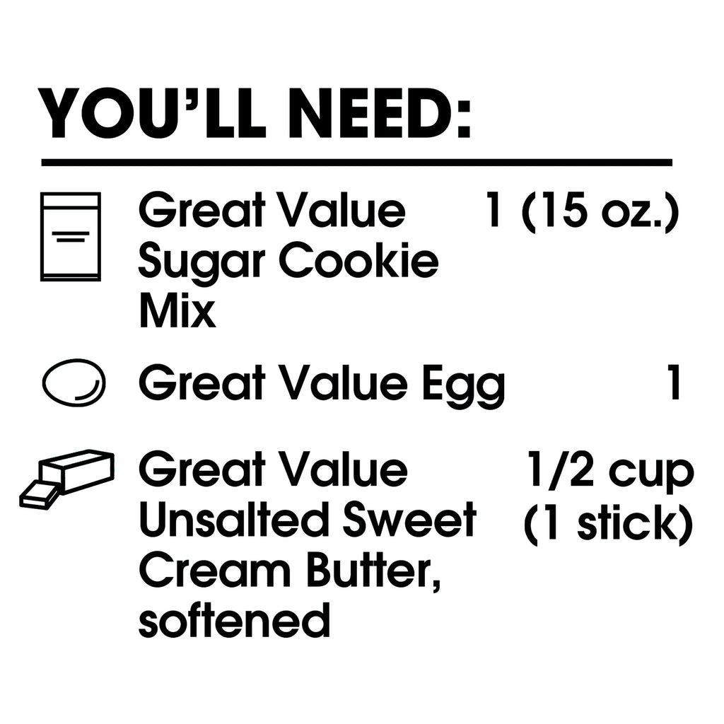 Great Value Sugar Cookie Mix, 15 oz
