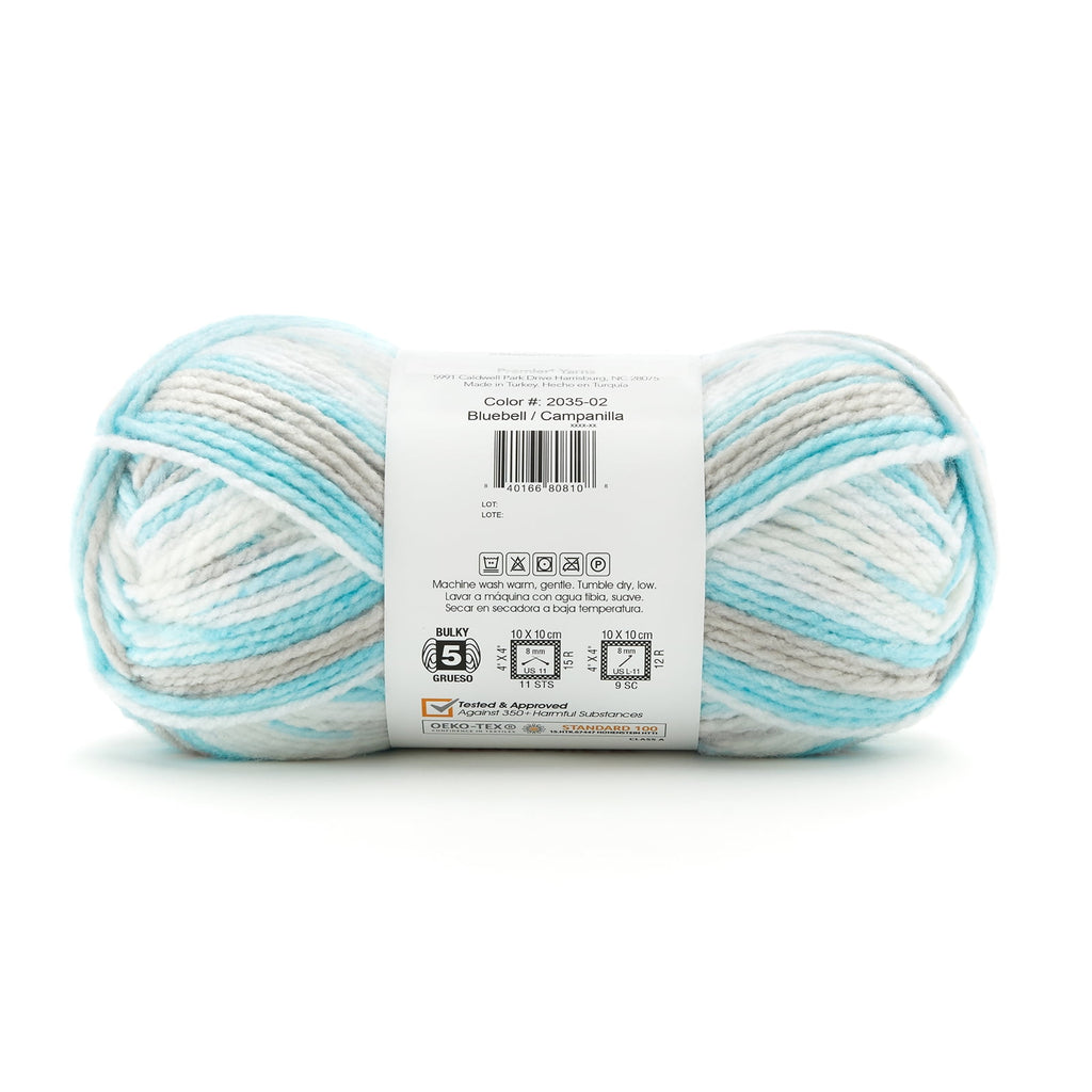 Premier Yarns - Bloom Chunky Big Yarn - Snapdragon - 7oz 218yds - 5 Bulky Weight - Acrylic