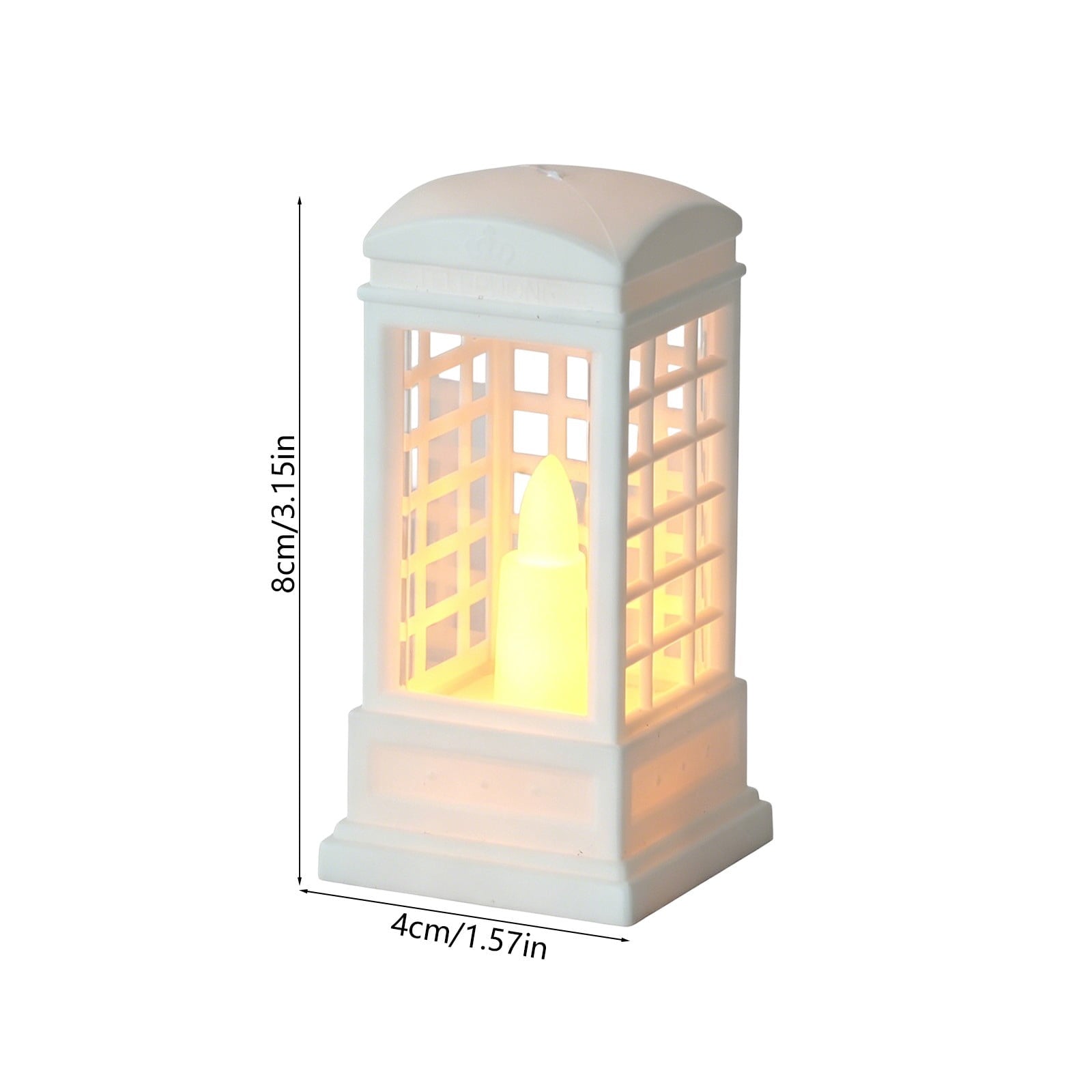 Djiypn Mini Lanterns 2Pack LED Small Lanterns Decorative Indoor Outdoor Hanging Lantern Decorative Candle Light Farmhouse Decor for Weddings Western Camping Party Halloween Christmas Decorations