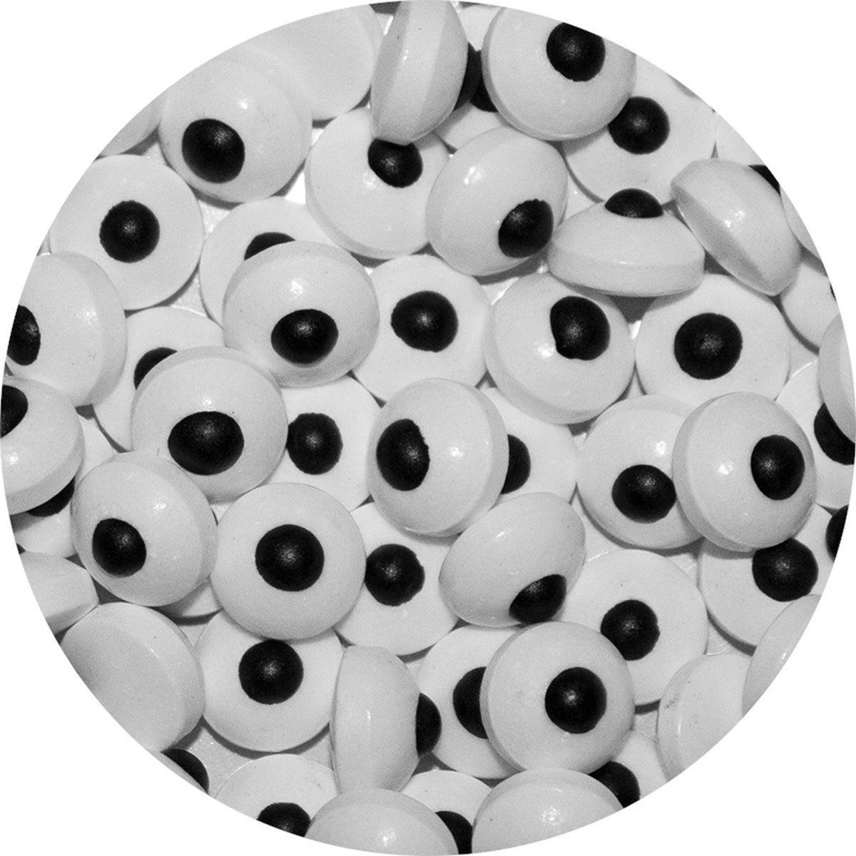Wilton Candy Eyeballs for Icing Desserts Black & White Candy Sprinkles 0.8 oz.