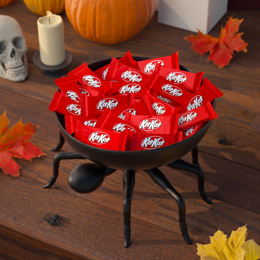 (2 pack) Kit Kat Milk Chocolate Wafer Snack Size, Halloween Candy Jumbo Bag, 20.1 oz